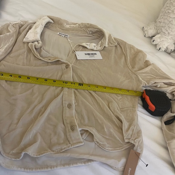 NWT Reformation Cam Velvet Top - Picture 9 of 11